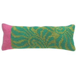 Henna, aflang n�lepude Gr�n/pink