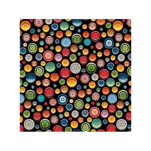 Gobelin m/knapper, Sort