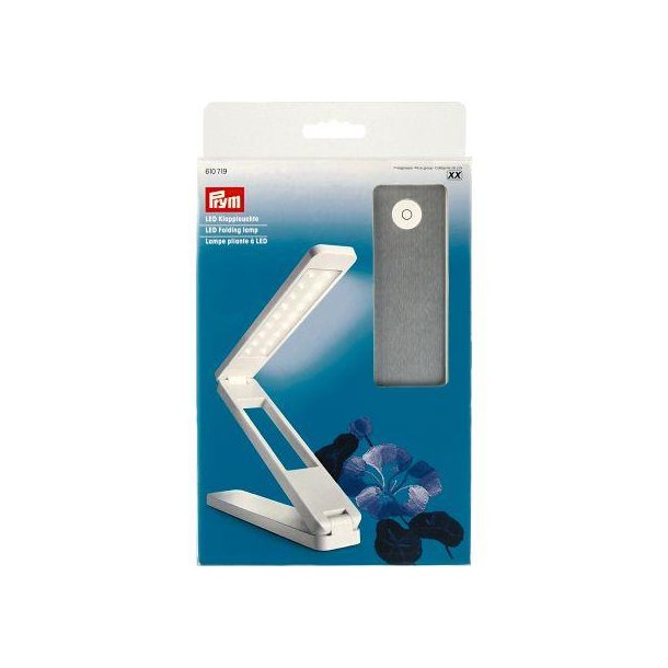Prym Led foldelampe hvid/s�lv