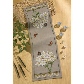 Hvid hortensia, L�ber