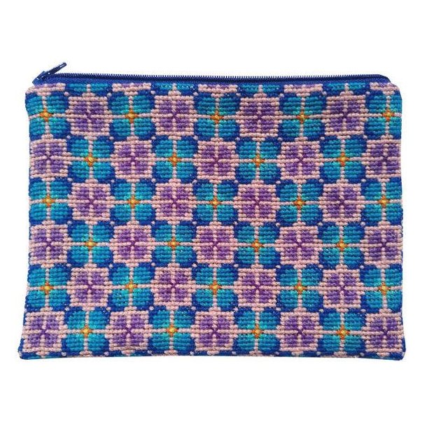 Clutch - petit flowers blue