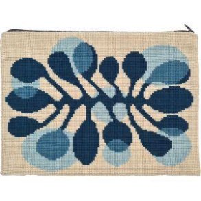 Bl� am�be, taske/pung