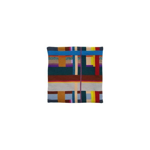 "fiskekutter" pude i flettesting