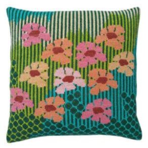 Farverig blomsterfamilie 