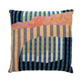 Prikker og striber Pude