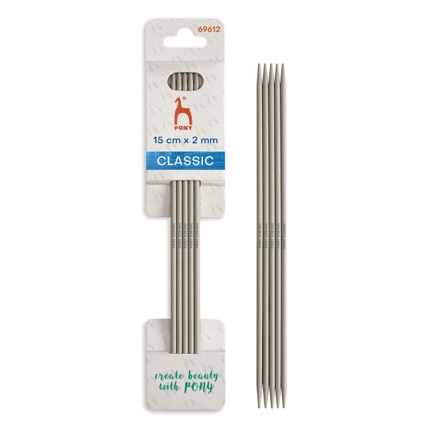 Pony str�mpepinde, 2,00 mm, 15 cm