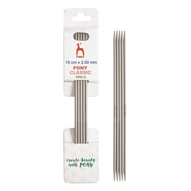 Pony str�mpepinde, 2,50 mm, 15 cm
