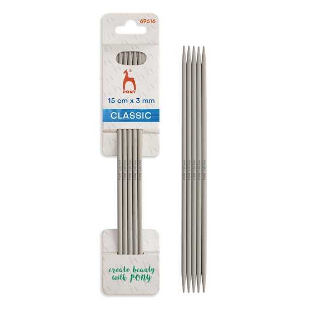 Pony str�mpepinde, 3,00 mm, 15 cm
