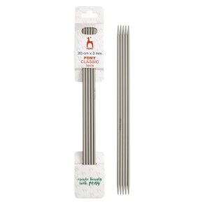 Pony str�mpepinde,  3,00mm, 20 cm