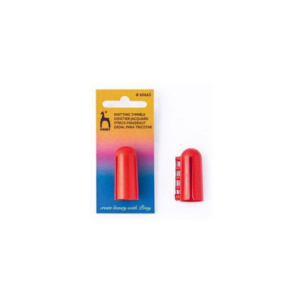 Pony strikkefingerb�l, plast