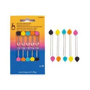 Pony Strikke markeringsn�le, 10 stk