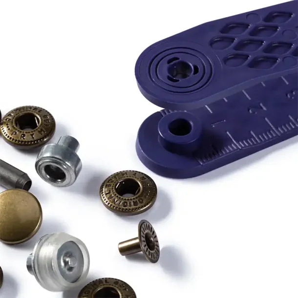 Prym Anorak trykknap 12 mm, Antik messing