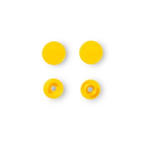 Prym trykknap plastic, Gul