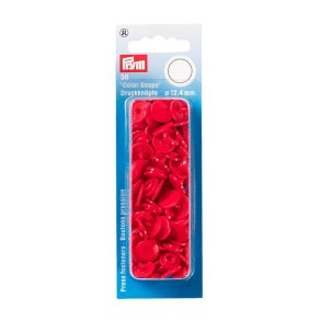 Prym trykknap plastic, R�d