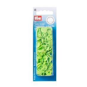 Prym trykknap plastic, �blegr�n