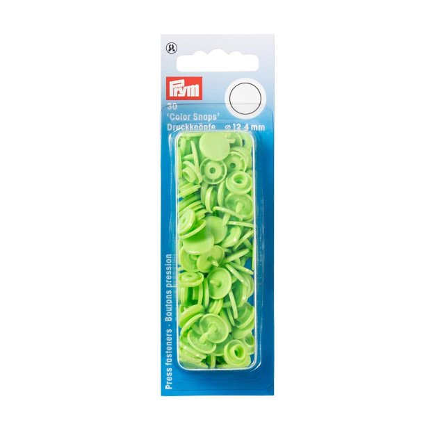 Prym trykknap plastic, �blegr�n
