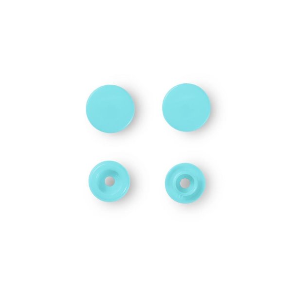 Prym trykknap plastic, Ligth turquoise