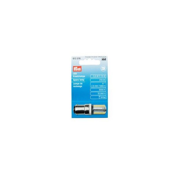 Prym symaskine Led, Bajonetfatning