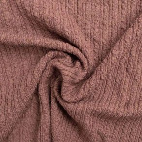 Wool chain/kabelstrik, Rosa