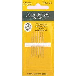  John James stramajn�le m/spids  (chenille)18-24