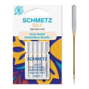 Schmetz Gold broderi n�l 75/11