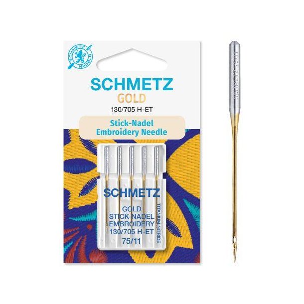 Schmetz Gold broderi n�l 75/11