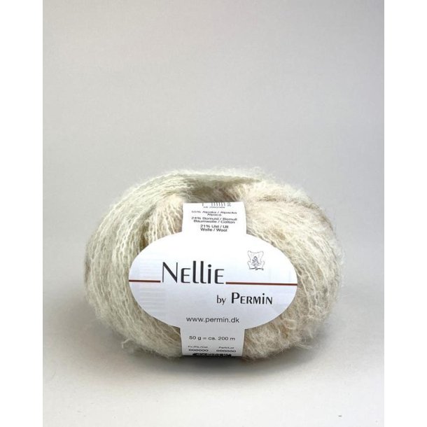 Nellie by Permin, R�hvid/gr�n/gylden