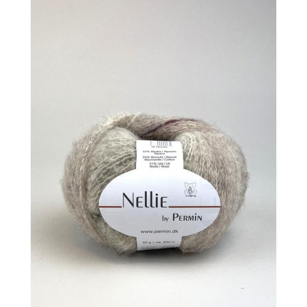 Nellie by Permin, Beige/aubergine/brun