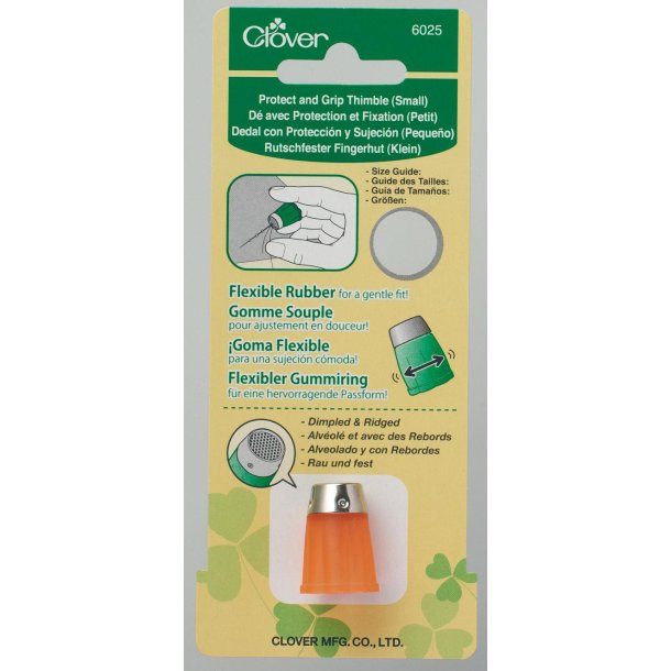 Clover fingerb�l flexibel gummi m/metal Small 14,5