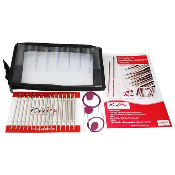 Knitpro Udskifteligt rundpindes�t Deluxe, metal