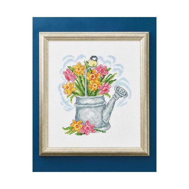 Kande og tulipaner; billede