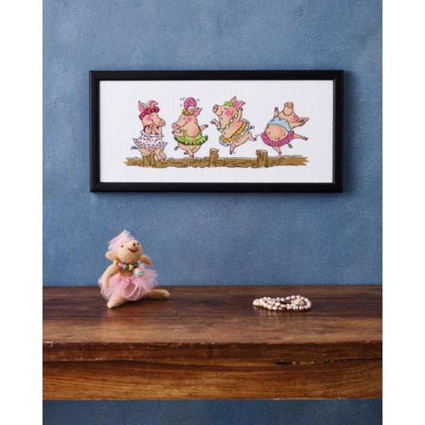 Dansende grise, Billede