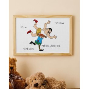 Pippi og st�rk mand, Billede