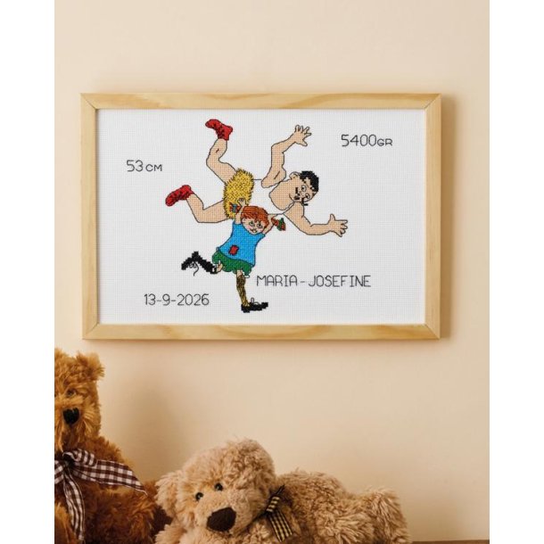 Pippi og st�rk mand, Billede