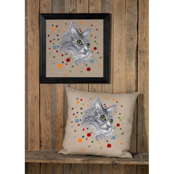 "Katten"  Pude eller billede