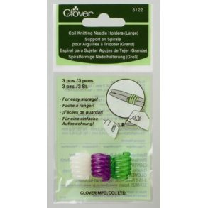 Clover coil knitting needle holder, Large