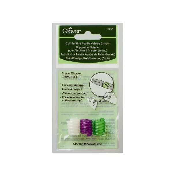 Clover coil knitting needle holder, Large