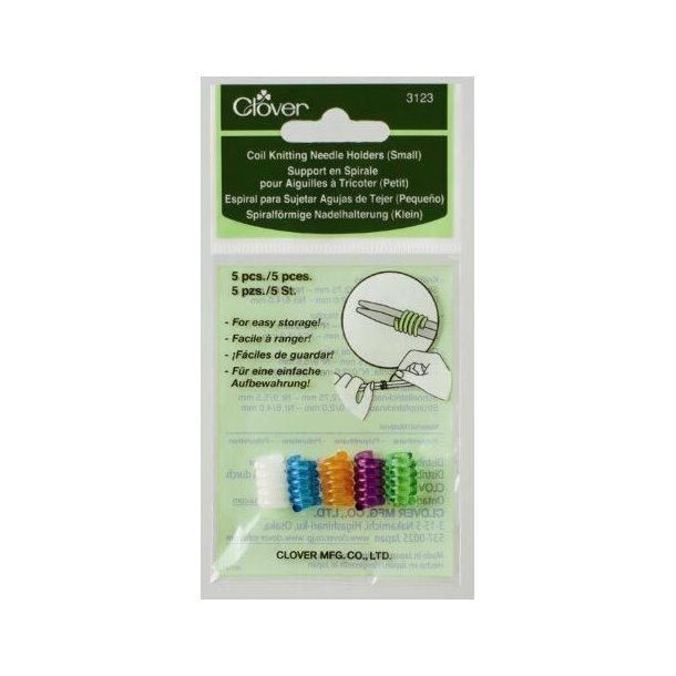 Clover coil knitting needle holder, Small
