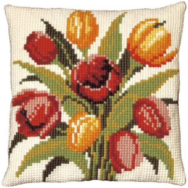 Canvas Tulipaner, pude