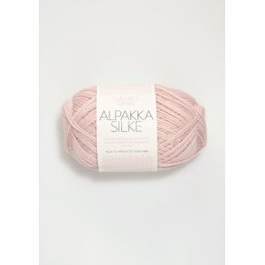 Alpakka silke, Rosa pudder