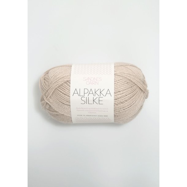 Alpakka silke, Sand