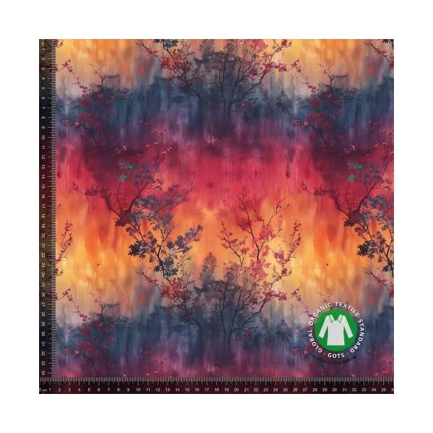 �kotex bomulds jersey, Autum Forrest Sunset