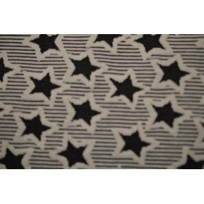 Jacquard m/sort stjerner