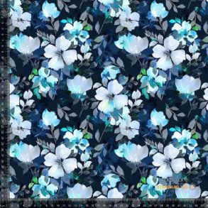 �kotex bomulds jersey m/blomster