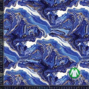 �kotex bomulds jersey Navy print