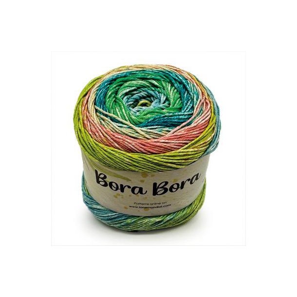 Mondial Bora Bora, Lys turkis/gr�n/rosa /M�rk turkis