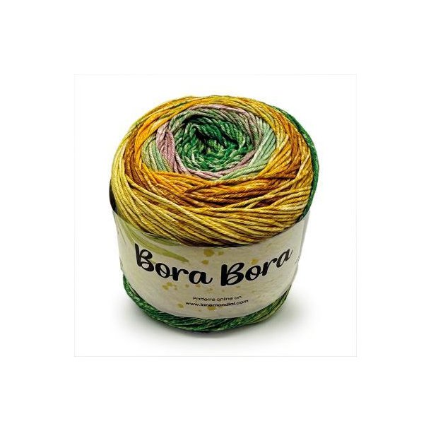 Mondial Bora Bora,  Okker/gul/gr�n/lilla