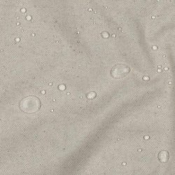 Coated canvas Linen look, Natural