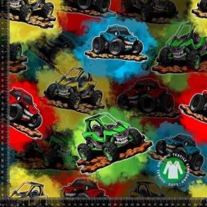 �kotex bomulds jersey m/Racebiler