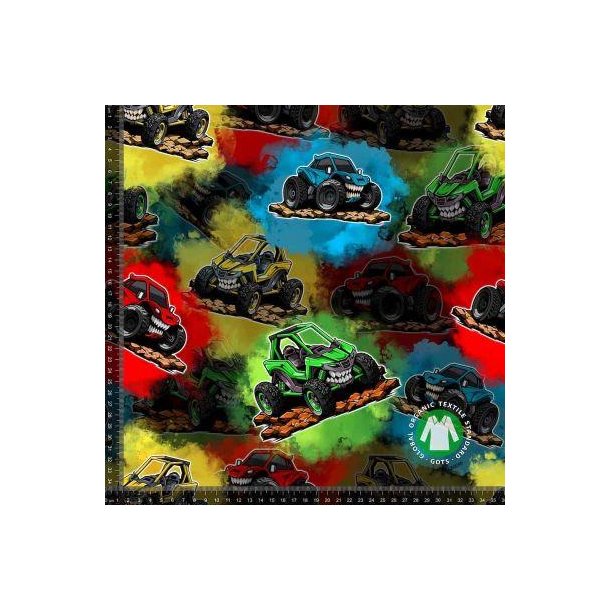 �kotex bomulds jersey m/Racebiler